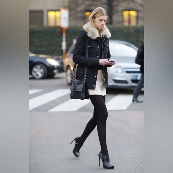 J Crew Winter Ivory Wool Mini Skirt - Picture 1 of 7